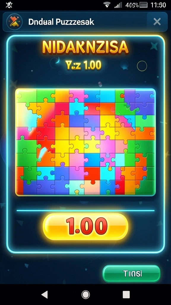 Screenshot aplikasi 1121SLOT menampilkan tampilan awal yang menarik.