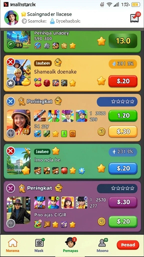 Fitur bonus yang menarik dan menguntungkan.
