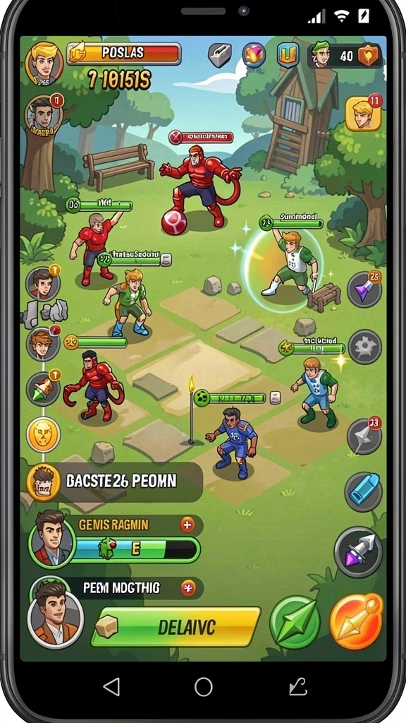 Tangkapan layar menunjukkan gameplay yang seru di level pertama.