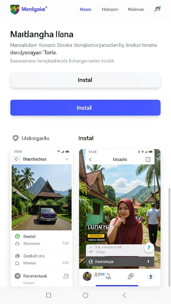 Tampilan antarmuka yang ramah pengguna.