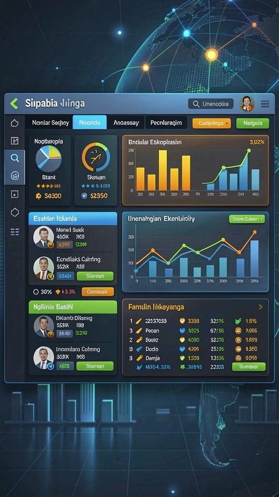 Desain menu yang mudah dinavigasi dan user-friendly.