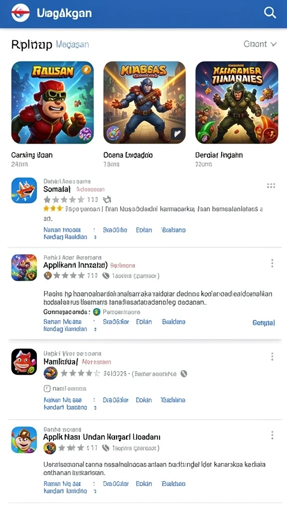 Fitur obrolan langsung untuk berinteraksi dengan pemain lain.