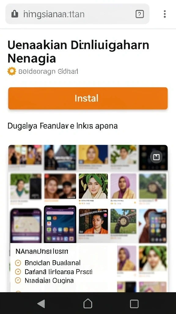 Tampilan antarmuka yang menarik dan modern.