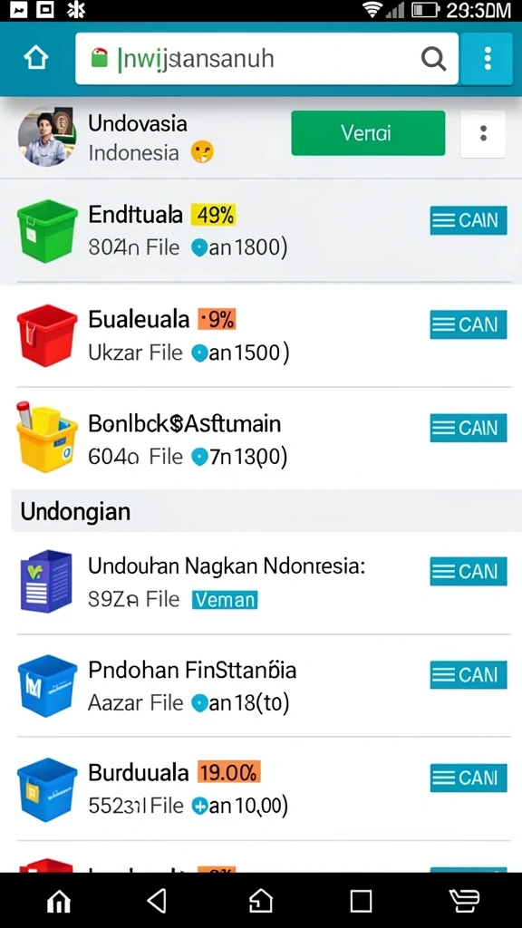 Antarmuka yang ramah pengguna dan menarik.