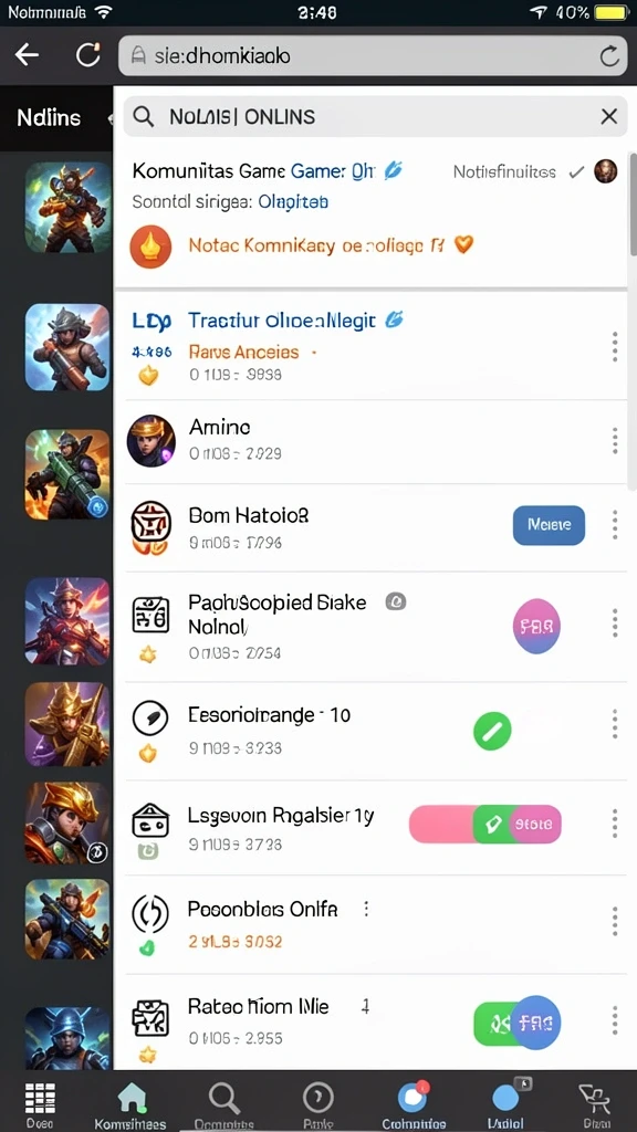 Fitur live draw untuk melihat hasil undian langsung.