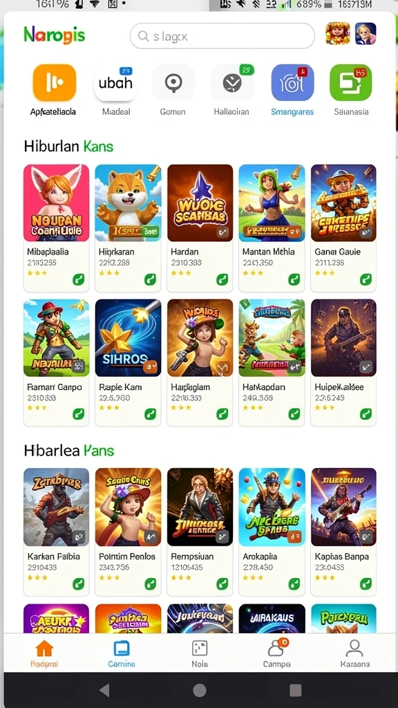 Fitur multiplayer yang memungkinkan kompetisi antar pemain.