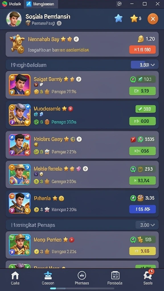 Tangkapan layar menampilkan gameplay yang menantang dan seru.