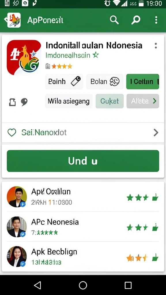Tampilan antarmuka aplikasi HOKILUCK yang menarik.