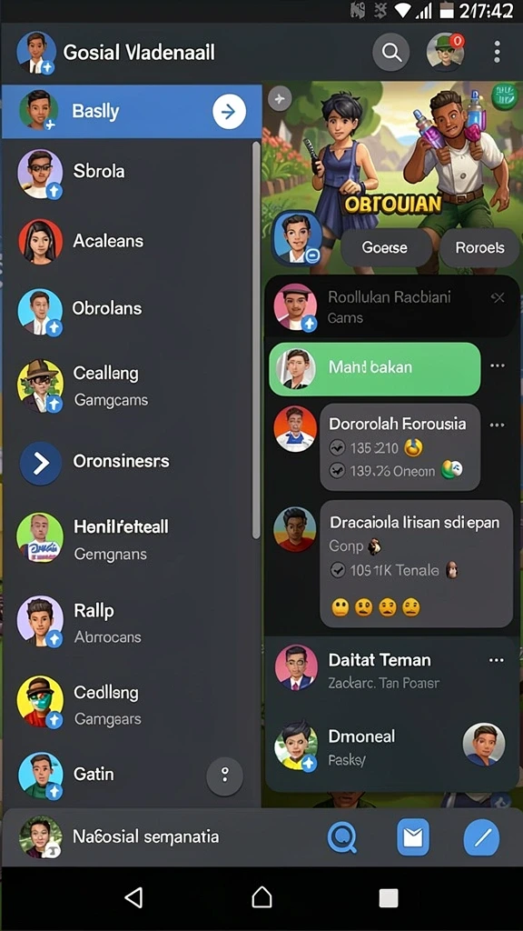 Fitur interaksi dengan pemain lain yang menyenangkan.