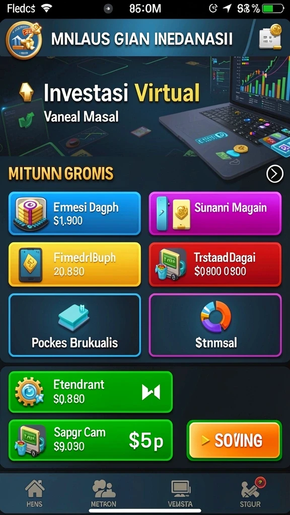 Tampilan antarmuka JIN69 yang intuitif dan menarik.