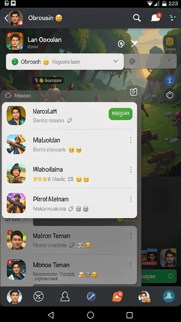 Tampilan antarmuka aplikasi yang menarik dan intuitif.