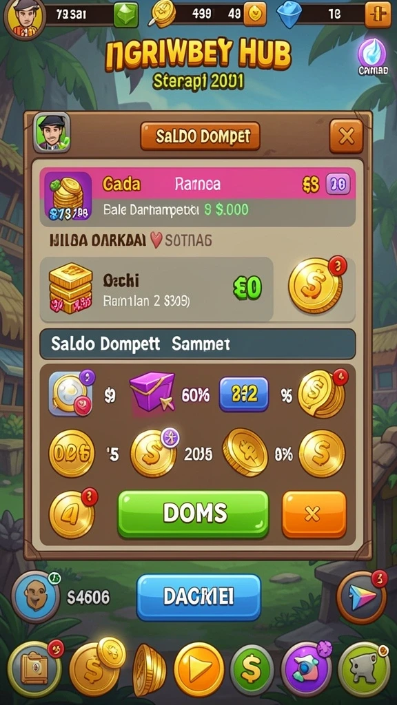 Karakter unik yang bisa dipilih oleh pemain.