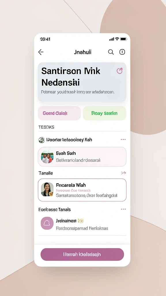 Tampilan antarmuka yang ramah pengguna.