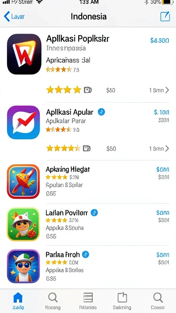 Tangkapan layar menunjukkan pemandangan indah dalam game.