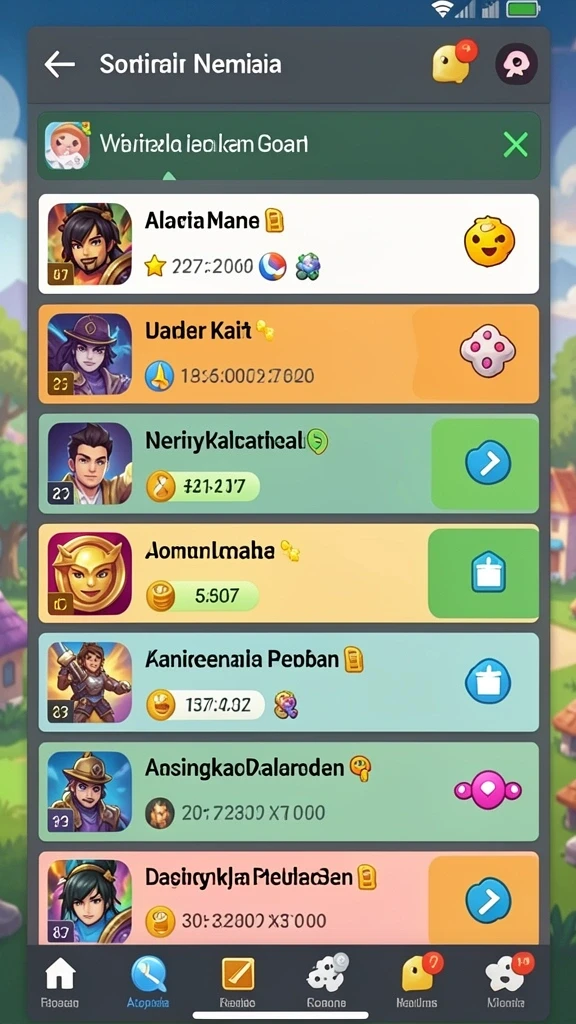 Event mingguan yang menantang dan hadiah menarik.