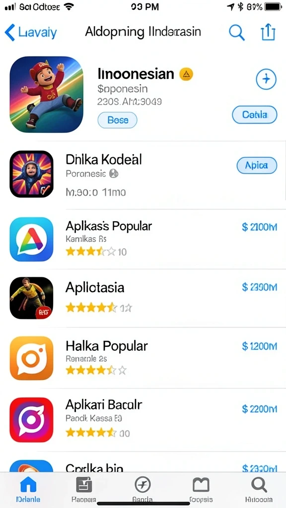 Screenshot dari sistem reward yang menggiurkan.