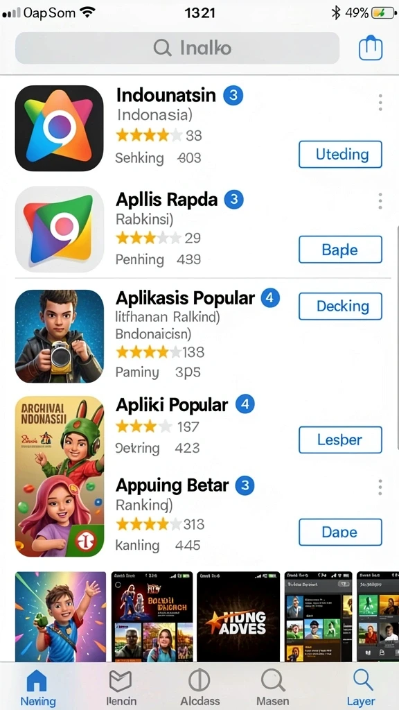 Antarmuka yang intuitif dan mudah dijelajahi.