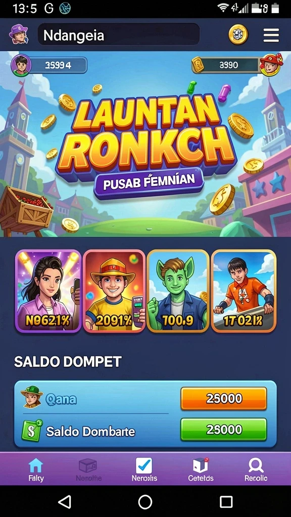 Tampilan antarmuka yang modern dan menarik.
