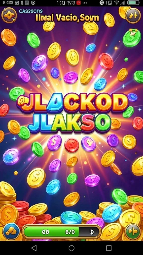 Gambar layar permainan poker yang mendebarkan.