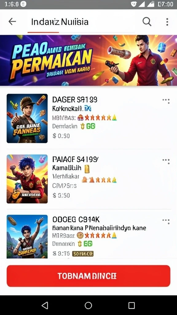 Tampilan antarmuka yang sederhana dan user-friendly.