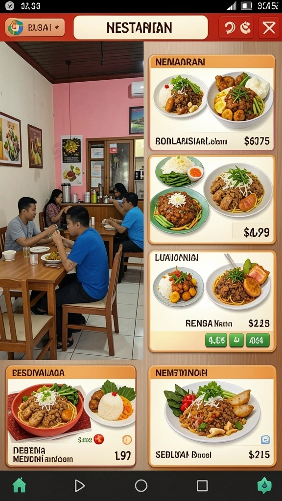 Screenshot menampilkan menu pilihan level permainan.