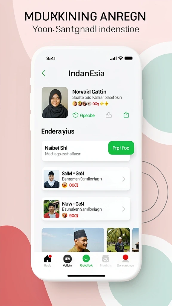 Tampilan awal yang menarik dan user-friendly.