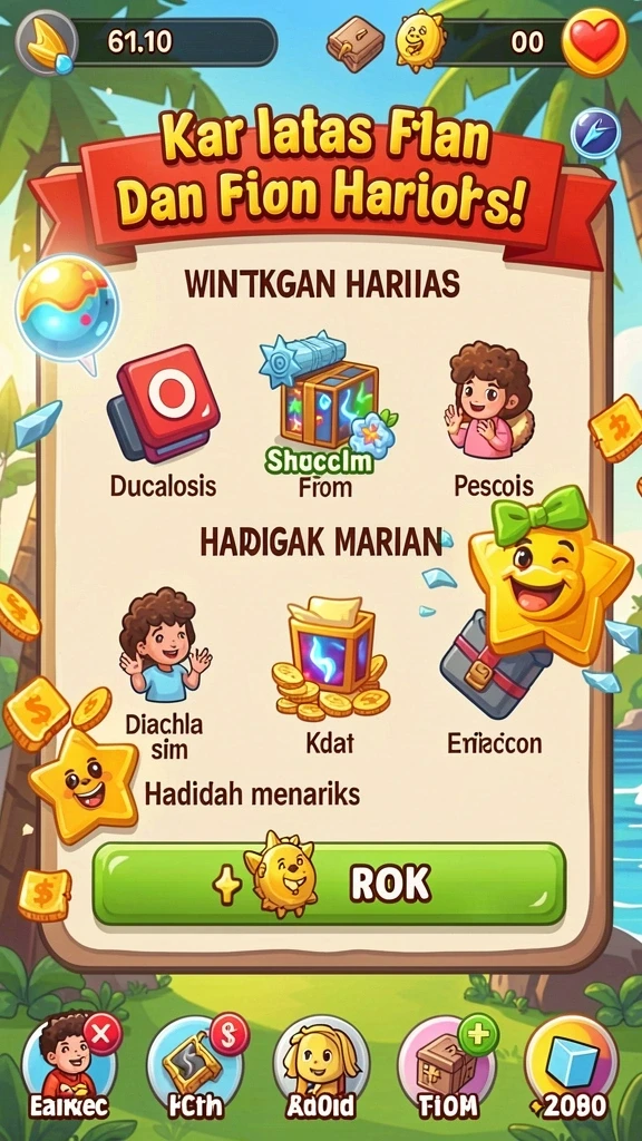 Tampilan antarmuka yang menarik dan user-friendly.